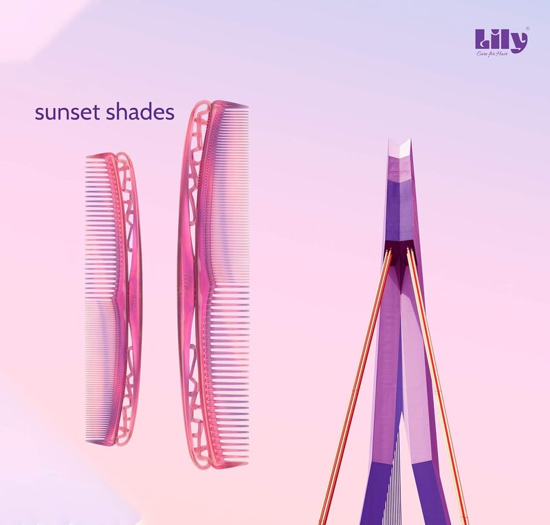 Lily Dressing Hair Combs For Women, PACk Of 3 - Image 3