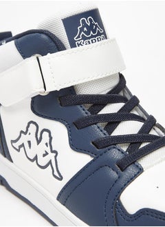 Kappa Boys' Panelled High Top Sports Shoes with Hook and Loop Closure  - Image 5