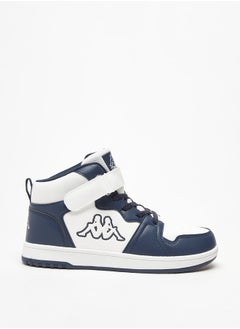 Kappa Boys' Panelled High Top Sports Shoes with Hook and Loop Closure  - Image 3