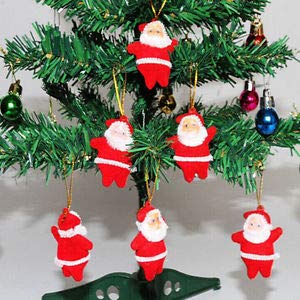 Evisha 2 feet Long Artificial XMass Christmas Tree and 37 pcs Hangings Ornaments - Image 3