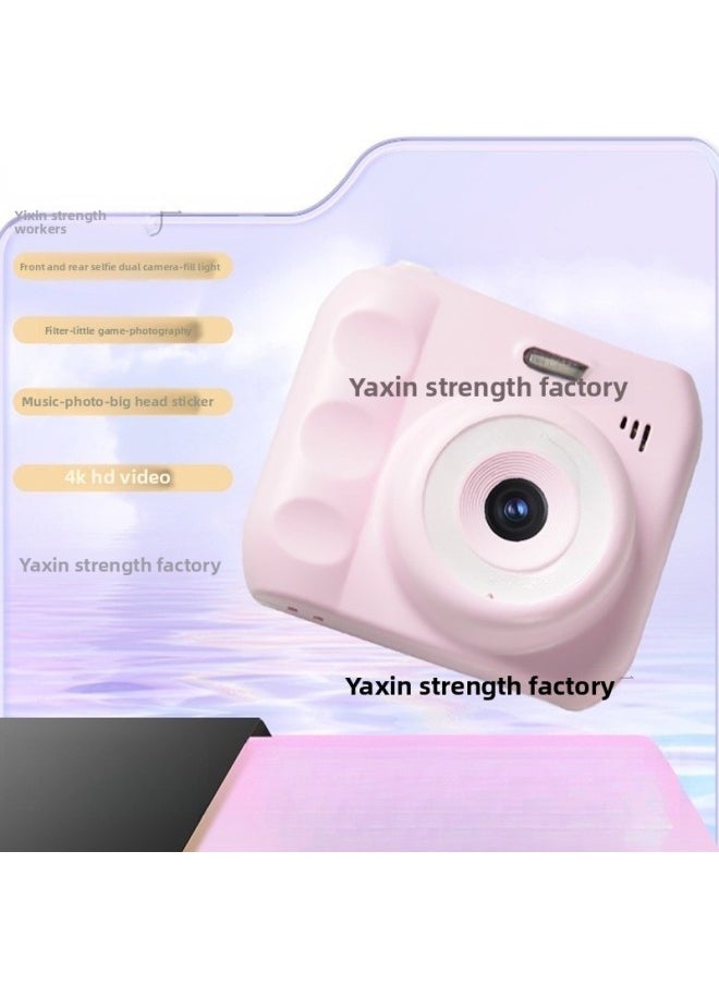 Generic 2024 High-definition Dual-camera Cute Digital Camera Campus Students Can Take Photos To Upload Mobile Phone Travel Camera-Body Color:4k Black [can Take Selfies And Videos To Listen To Music + Fill Light] Multi-filters - High-speed 32g Memory Card [free Luxury Gift Package] Gifts  - Image 5