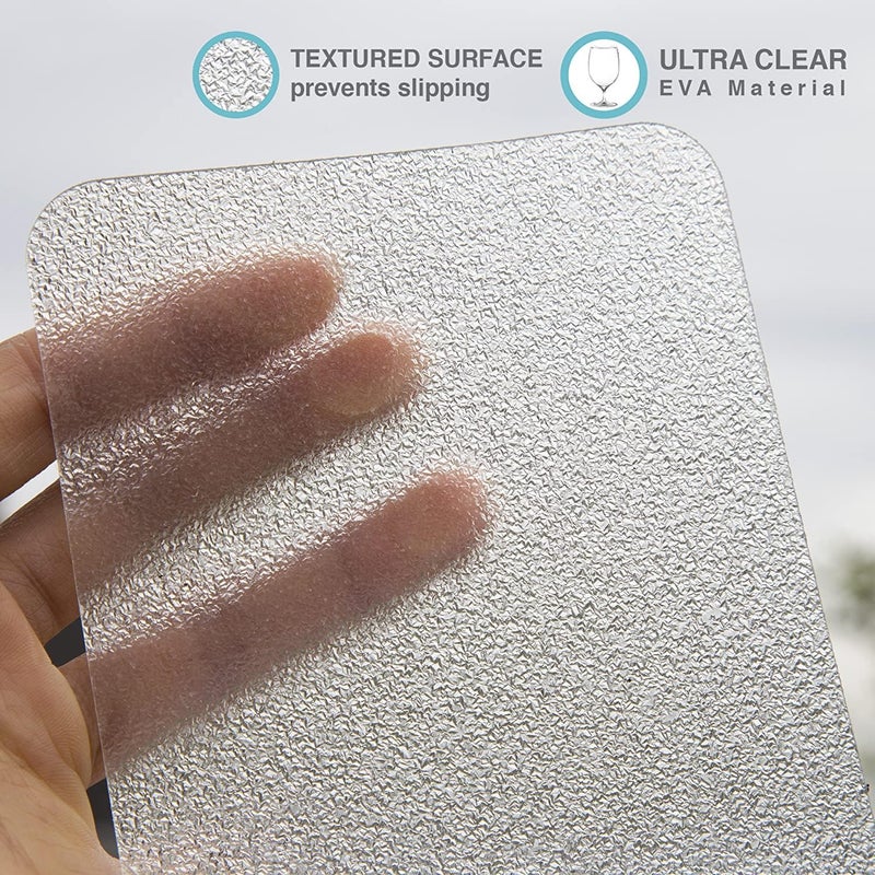 شريط لاصق شفاف مانع للانزلاق، شريط مانع للانزلاق لتثبيته على أحواض الاستحمام والقوارب والسلالم، شفاف، ناعم، مريح للقدمين الحافيتين، 10 أمتار × 5 سم - Image 5