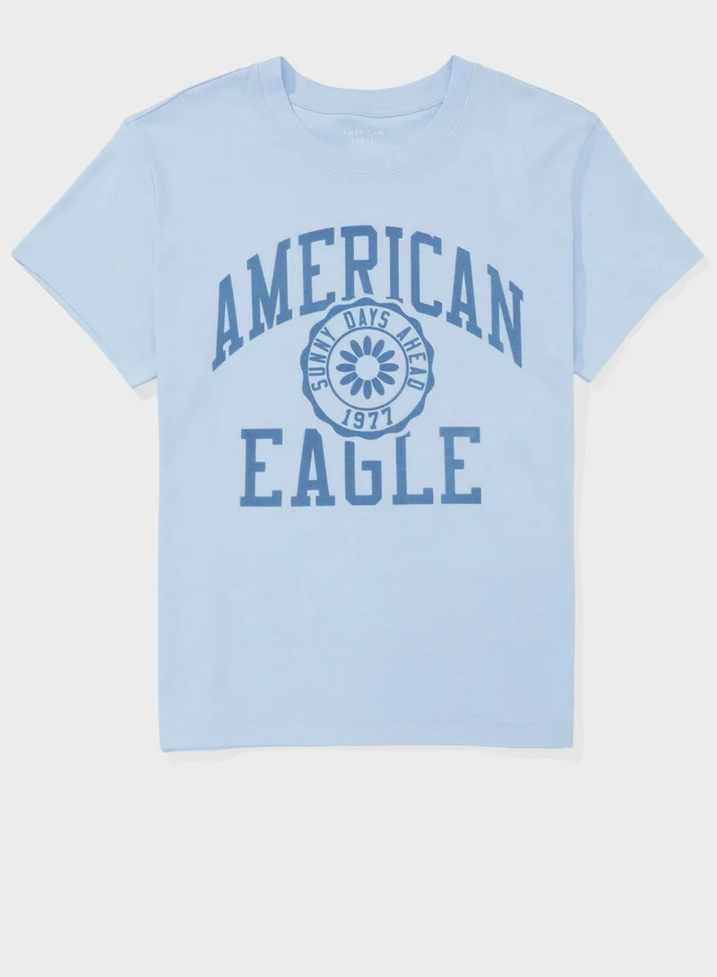 American Eagle Graphic Crew Neck T-Shirt