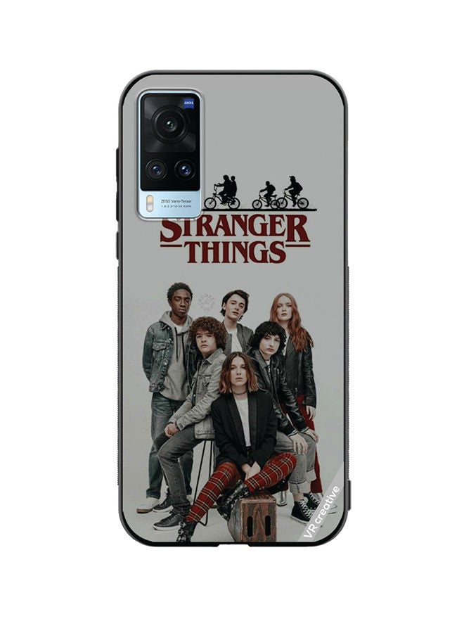 VR CREATIVE Protective Case Cover For Vivo X60 Strangers Thing Design Multicolour - Image 1