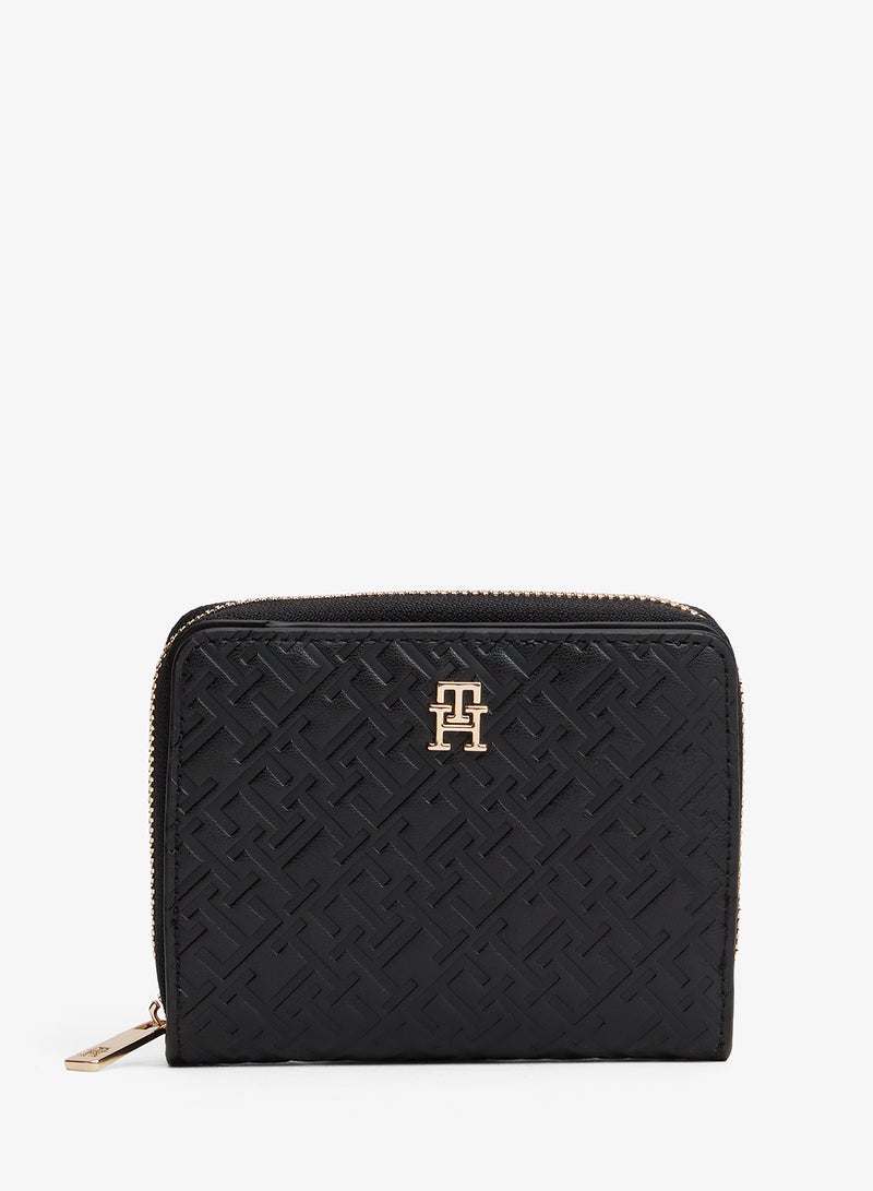 TOMMY HILFIGER Icon Medium Zip Around Flap Mono Wallet - Image 1