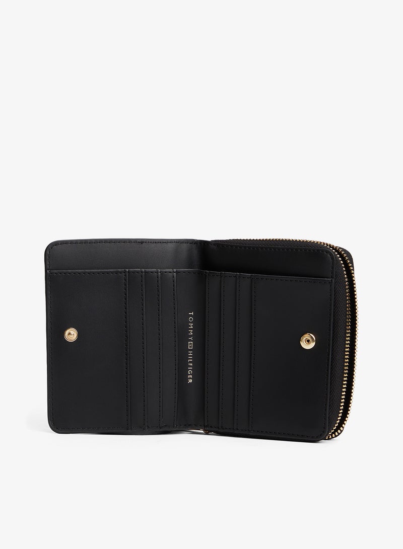 TOMMY HILFIGER Icon Medium Zip Around Flap Mono Wallet - Image 4
