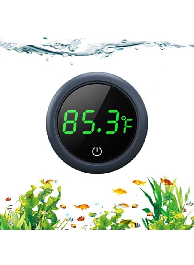 Digital Fish Tank Thermometer Led Display Accurate for ±0.9°F Tank Thermometer Aquarium Temperature Measurement Suitable for Fish, Axolots, Turtles or Aquatics - Image 1