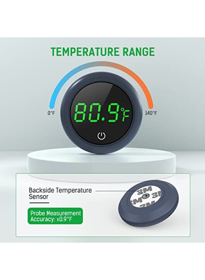 Digital Fish Tank Thermometer Led Display Accurate for ±0.9°F Tank Thermometer Aquarium Temperature Measurement Suitable for Fish, Axolots, Turtles or Aquatics - Image 3