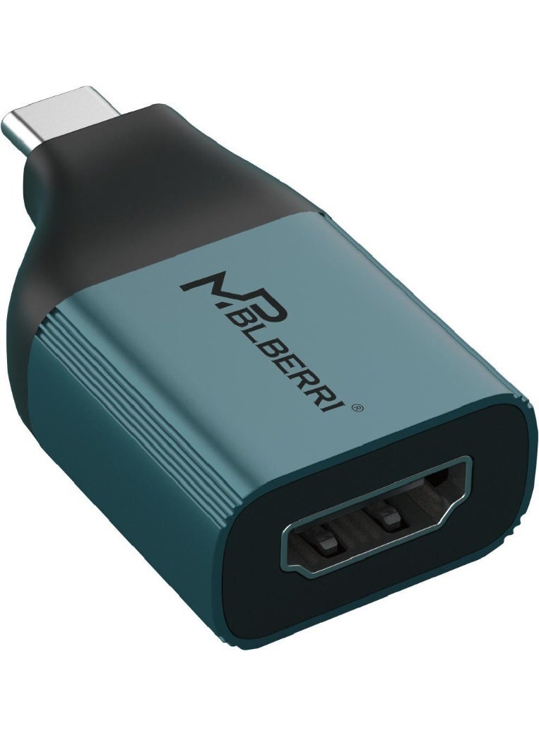MP BLBERRI USB-C to HDMI Adapter 4K 30Hz – Type-C to HDMI Converter for MacBook, iPad, Laptop, Android & Windows Devices – BLB-OT551