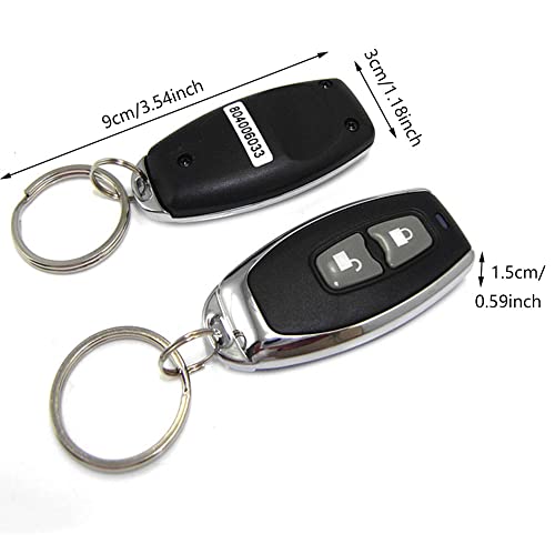 TOTMOX Car Alarm System for Theft Prevention with Sound, Anti Theft Car Security Device Alarm System with 2 Remote Starts, Universal 12V Loud Horn 120dB 6 Tone 7-Level Sensitivity Car Alarm Siren - Image 4