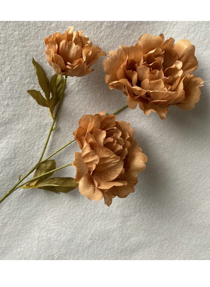 KUYING 3 Simulated Peonies For Home Decoration  - Image 1