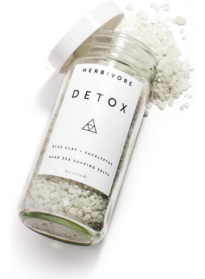 HERBIVORE Detox Soaking Bath Saltsaromatherapeutic Blend Of Pacific Sea Salts Detoxifying + Relaxing Eucalyptus & Lavendar Plantbased Vegan Crueltyfree 8 Oz - Image 2