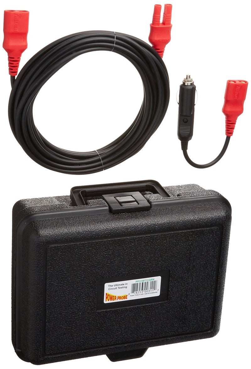 Power Probe III w/Case & Accessories - (PP319FTC) [Car Automotive Diagnostic Test Tool, Digital Volt Meter, AC/DC Current Resistance, Circuit Tester] (Green - Limited Edition) - Image 2