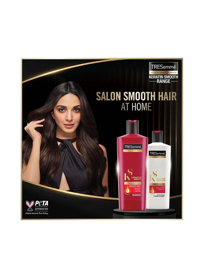 TRESemmé TRESemme Keratin Smooth Shampoo With Keratin Argan Oil for Straighter Shinier Hair   1000ML - Image 2