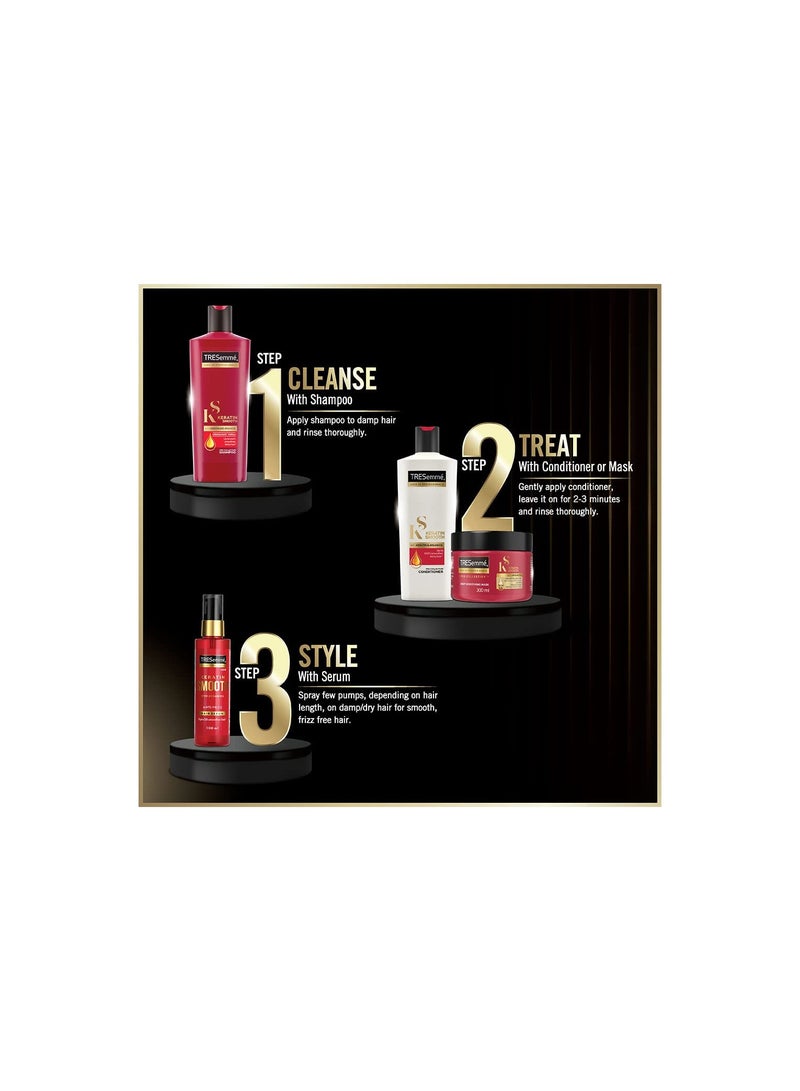 TRESemmé TRESemme Keratin Smooth Shampoo With Keratin Argan Oil for Straighter Shinier Hair   1000ML - Image 4