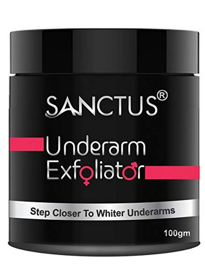 SANCTUS Underarm Treatment Kit Underarm Whitening Sweat Reduction Cream And Exfoliator For Women (100 Gm) - Image 4