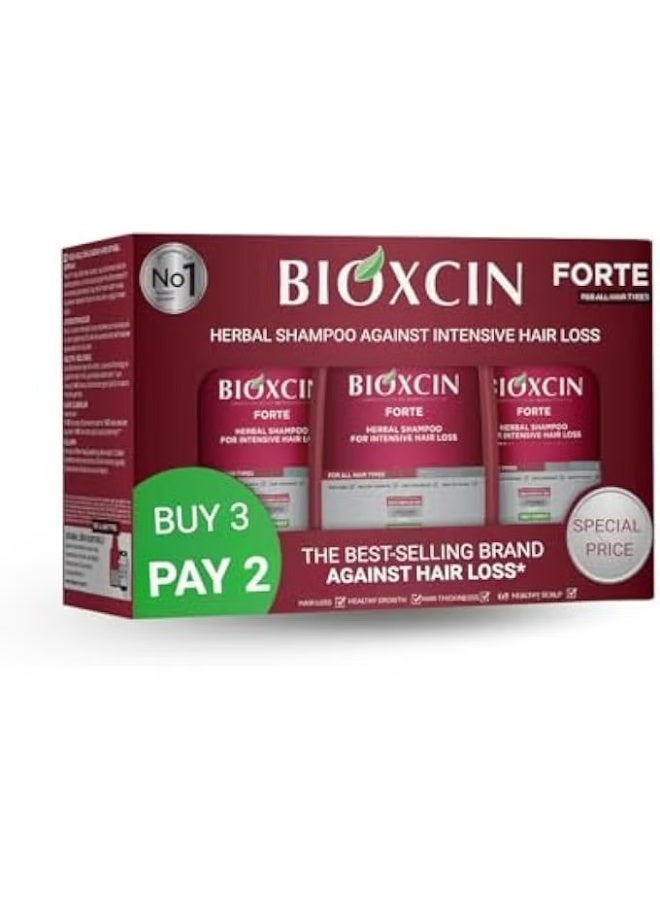بيوكسين شامبو بيوكسين فورت العشبي المضاد لتساقط الشعر 900 مل لشعر أقوى وأكثر صحة - Image 1