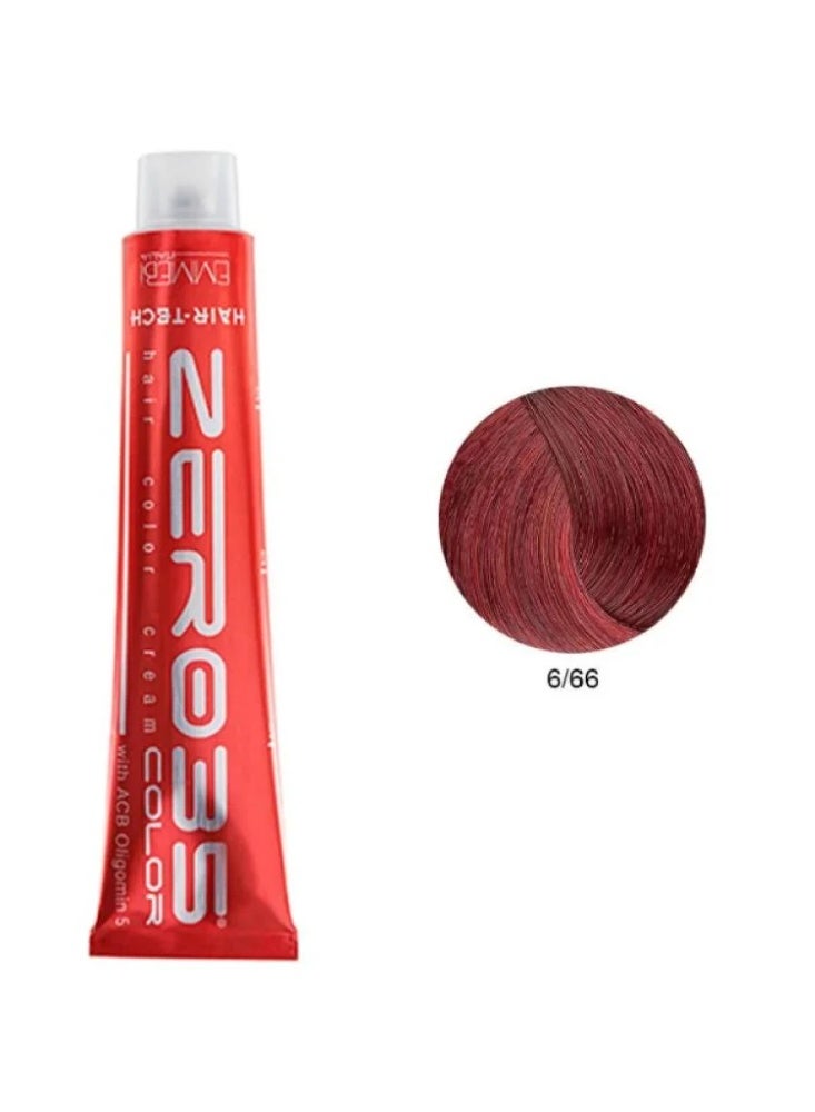 Zero 35 Professional Color Hair Dye – 6/66 – 100ml