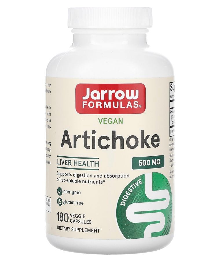 jarrow formulas Artichoke 500 mg 180 Veggie Capsules