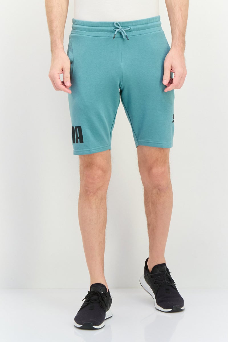 PUMA Men Sportswear Fit Running Shorts, Sage Green - Image 1