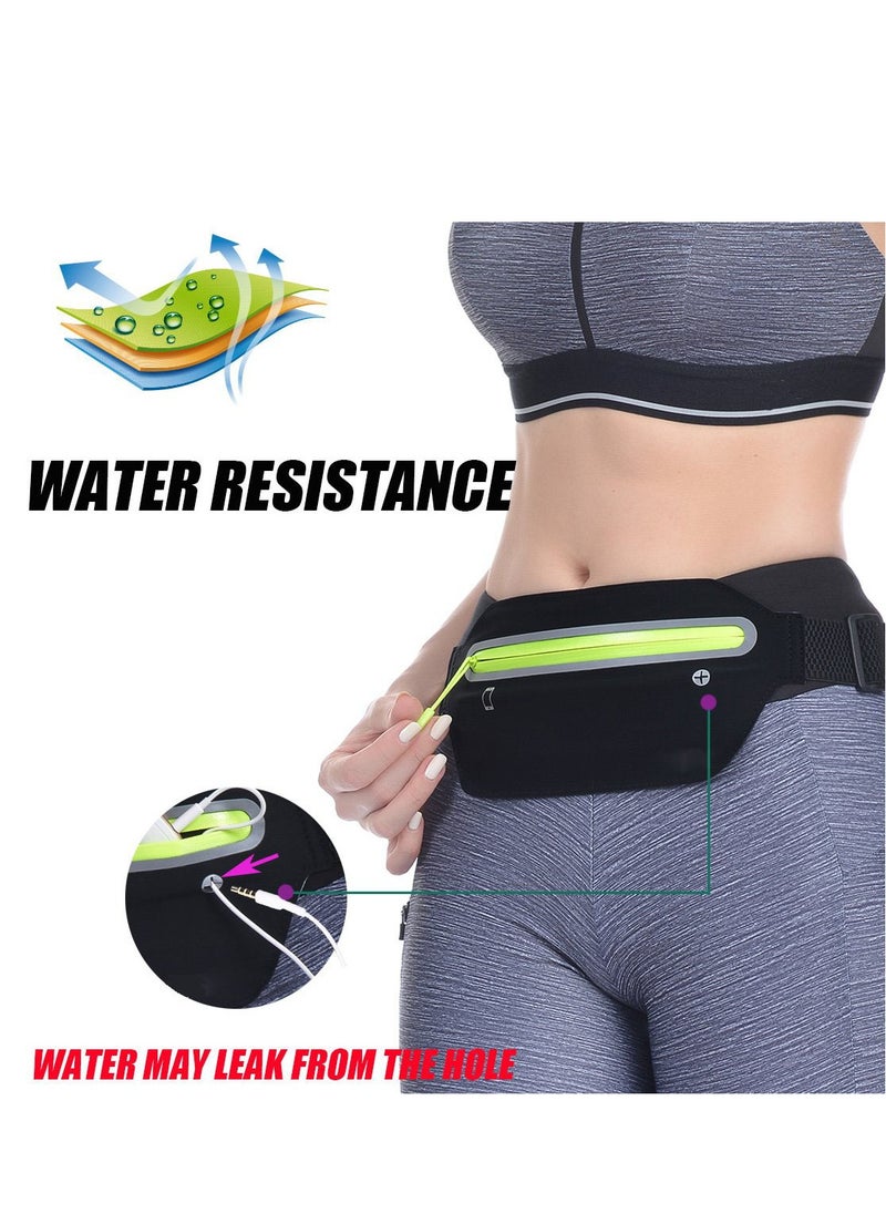 SYOSI - Slim Running Belt for Women  Men, Running Waist Pack Phone Holder, Jogging Workout f anny Pack Runners Pouch Gear Accessories for iPhone 12 11 Pro Max XS XR 8 7 Plus Traveling Gift Style 1 - Image 1