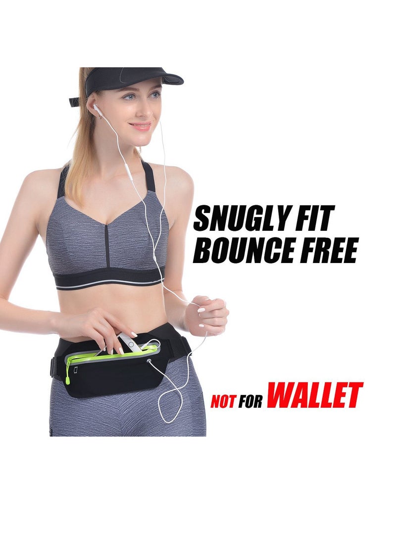 SYOSI - Slim Running Belt for Women  Men, Running Waist Pack Phone Holder, Jogging Workout f anny Pack Runners Pouch Gear Accessories for iPhone 12 11 Pro Max XS XR 8 7 Plus Traveling Gift Style 1 - Image 1
