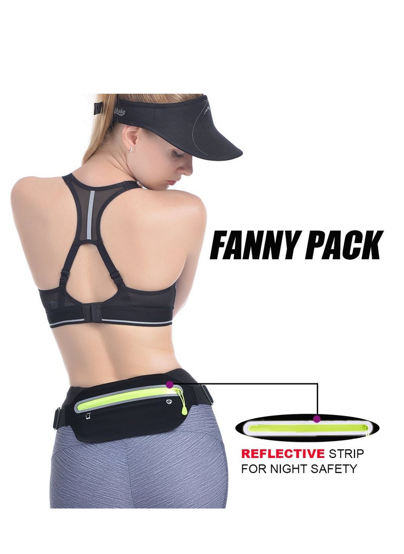 SYOSI - Slim Running Belt for Women  Men, Running Waist Pack Phone Holder, Jogging Workout f anny Pack Runners Pouch Gear Accessories for iPhone 12 11 Pro Max XS XR 8 7 Plus Traveling Gift Style 1 - Image 1