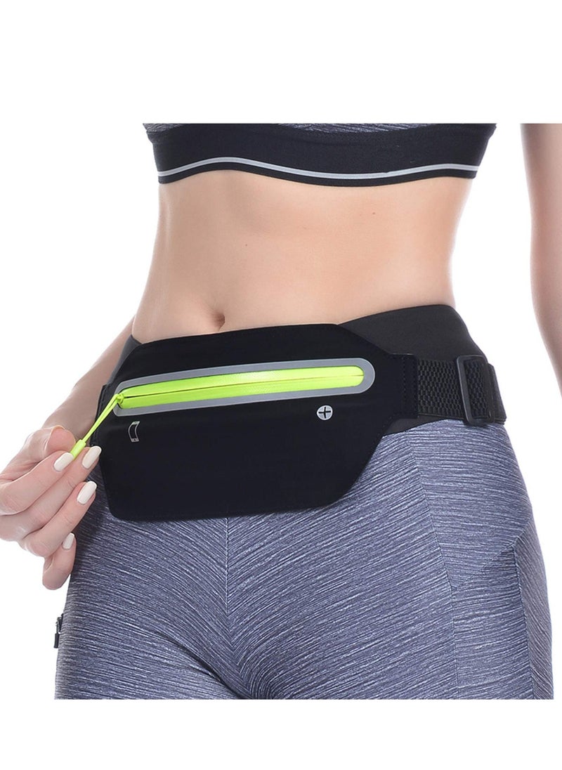 SYOSI - Slim Running Belt for Women  Men, Running Waist Pack Phone Holder, Jogging Workout f anny Pack Runners Pouch Gear Accessories for iPhone 12 11 Pro Max XS XR 8 7 Plus Traveling Gift Style 1 - Image 1