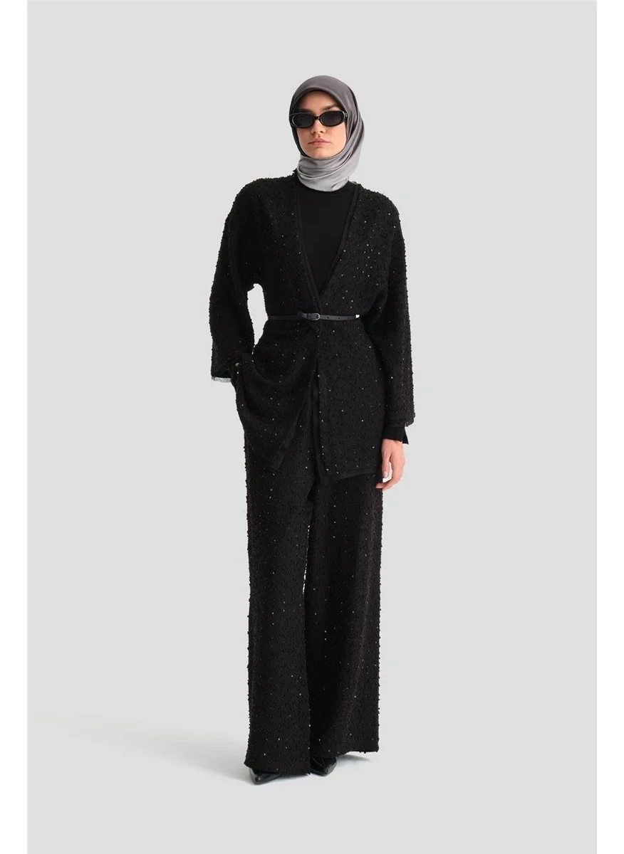 ARMINE Glittery Fabric Suit 24K6905 Black