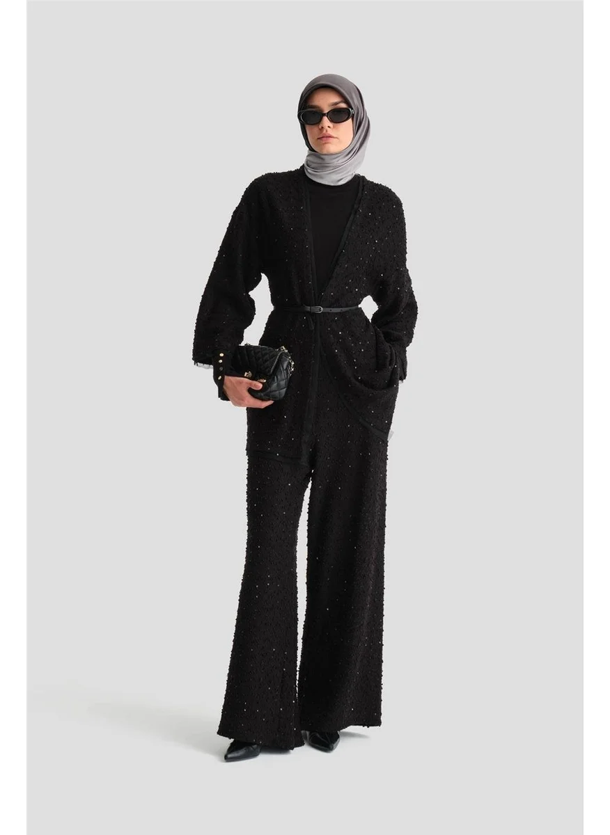 ARMINE Glittery Fabric Suit 24K6905 Black