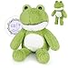 SuzziPals Heatable Coolable Frog Stuffed Animal Microwave Heating Pad Plushies for Soothing Relaxation Stuffed Frog Plush Toys for Stress Relief Cute Frogs for Kids Adults - Image 2