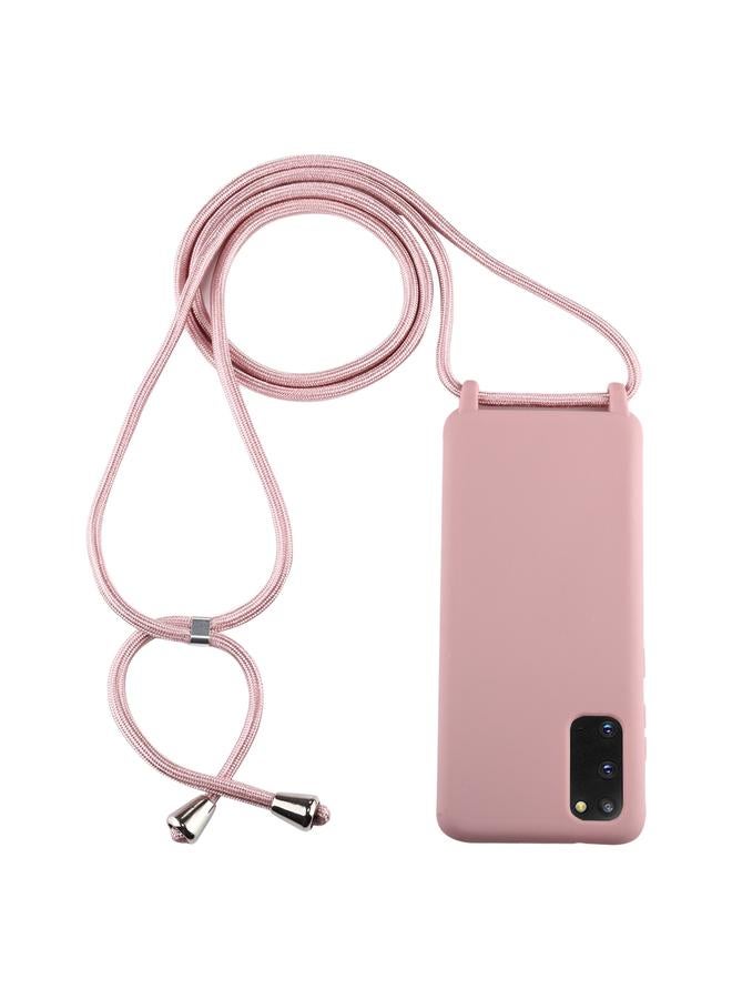 Zaboon Case For Galaxy S20 Candy Color TPU Protective Case with Lanyard - Image 2