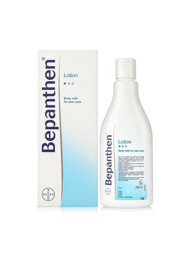 BEPANTHEN LOTION 200ML- body milk for skin care