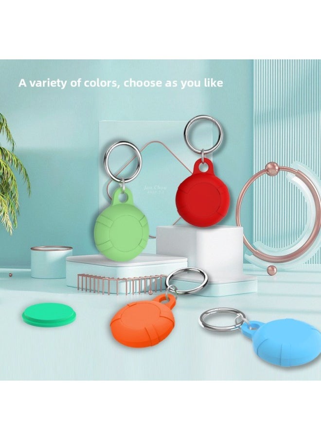 Generic - Suitable For Apple Airtag Protective Case Outdoor Waterproof For Apple Tracker Protective Case-Color:Luminous Blue + Pink + Matcha Green + Light Purple + OPP Bag-Applicable Model:Applicable To For Apple Airtag - Image 1