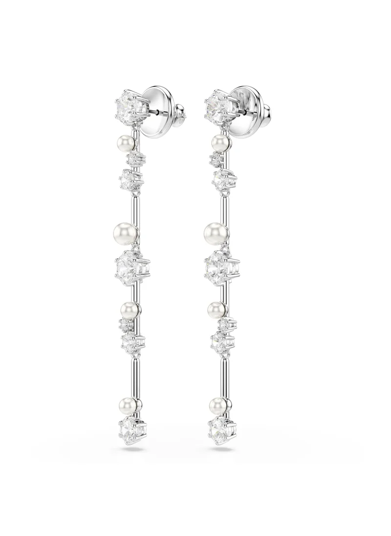 SWAROVSKI Constella:Pe Bar Drop Earrings