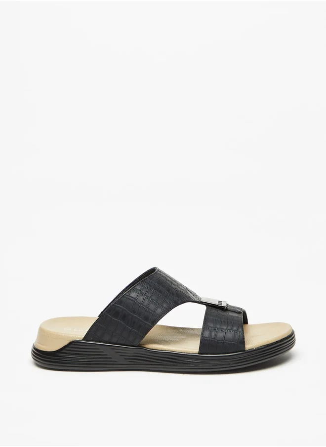 Le Confort Men's Textured Slip-On Sandals