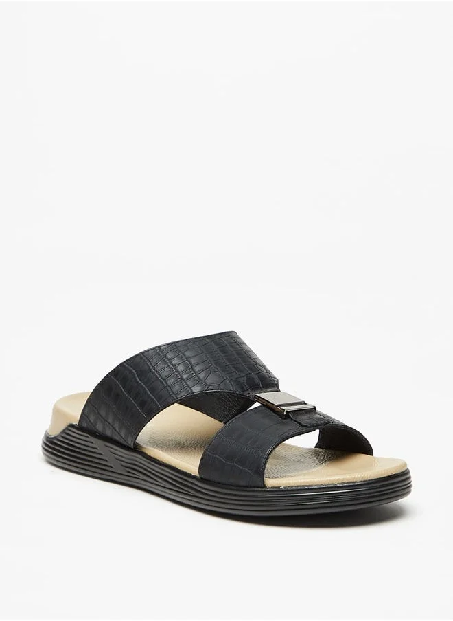 Le Confort Men's Textured Slip-On Sandals