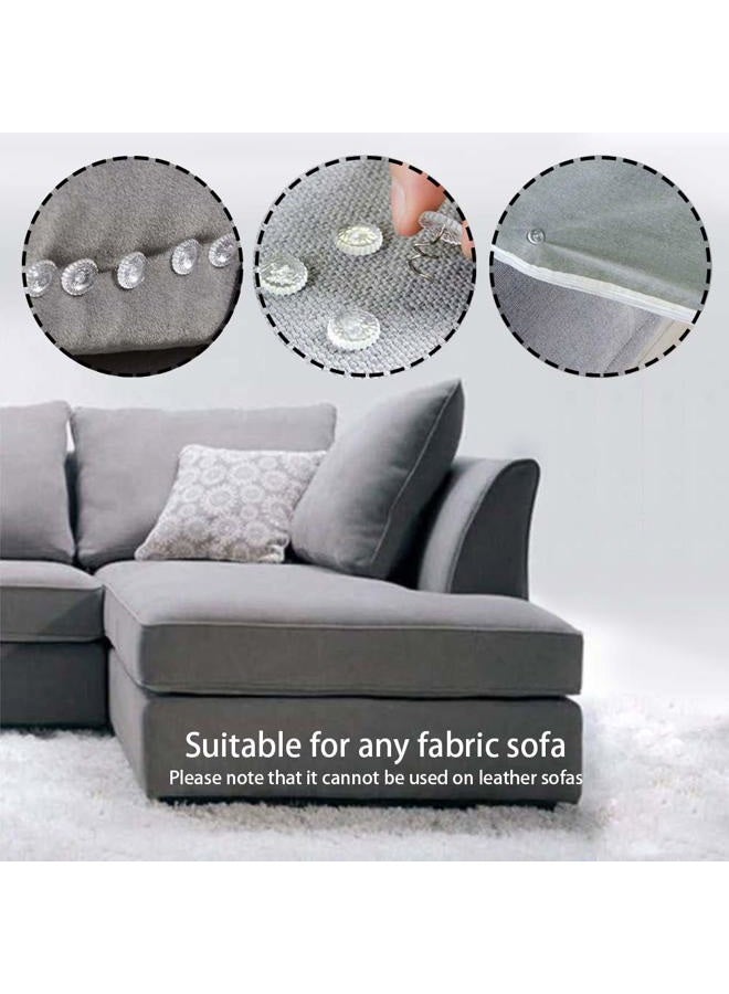 ReNext Fabric Twisty Pins with Clear Heads for Upholstery, Bedskirts, Slip Covers, and Other Materials - Sewing Supplies Essential - 100 Pack - By Home Sewing Depot - Image 3