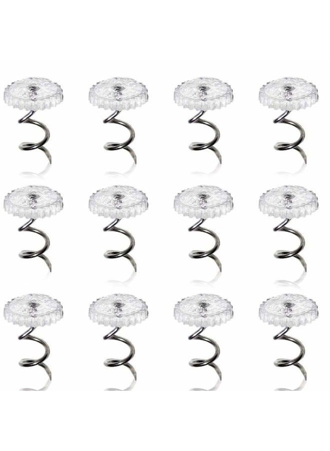 ReNext Fabric Twisty Pins with Clear Heads for Upholstery, Bedskirts, Slip Covers, and Other Materials - Sewing Supplies Essential - 100 Pack - By Home Sewing Depot - Image 1