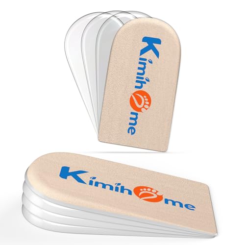 Kimihome Heel Lift Inserts for Women Shoes - Kimihome Adjustable Gel Shoe Heels Insert Wedge for Women Uneven Legs Leg Length Discrepancies (4 Layers,Size L) - Image 1