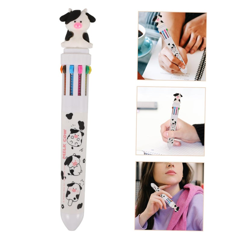 8Pcs Cartoon Ballpoint Pens Quick Dry Ink Ergonomic Design For School Home Office - Image 5