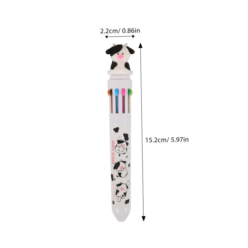 8Pcs Cartoon Ballpoint Pens Quick Dry Ink Ergonomic Design For School Home Office - Image 3