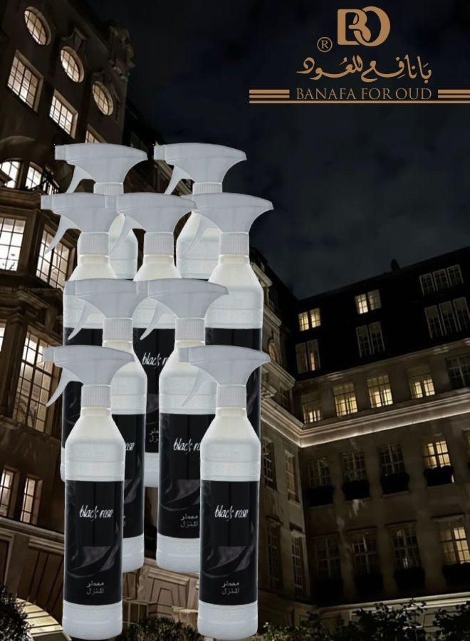بانافع 9 قطع معطر منزل بلاك روز 500مل - Image 1
