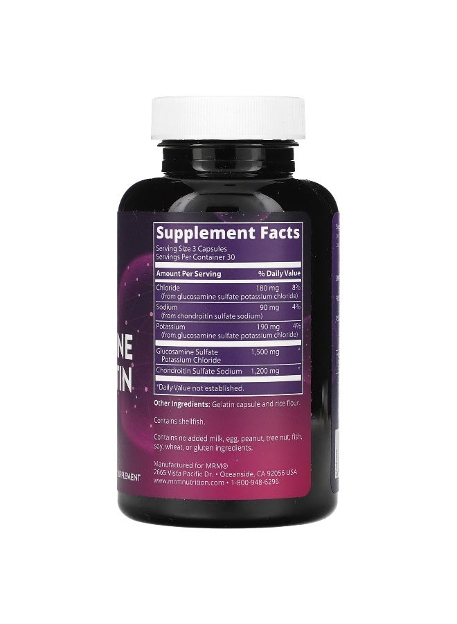 MRM Nutrition MRM Nutrition, Glucosamine Chondroitin, 90 Capsules - Image 2