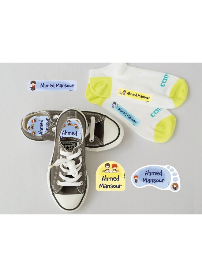 Essmak Harry Potter Personalized Waterproof Name Labels for Kids – Set of 74 Custom Stickers for School Supplies, Lunch Boxes, Clothes and Toys  - Image 5