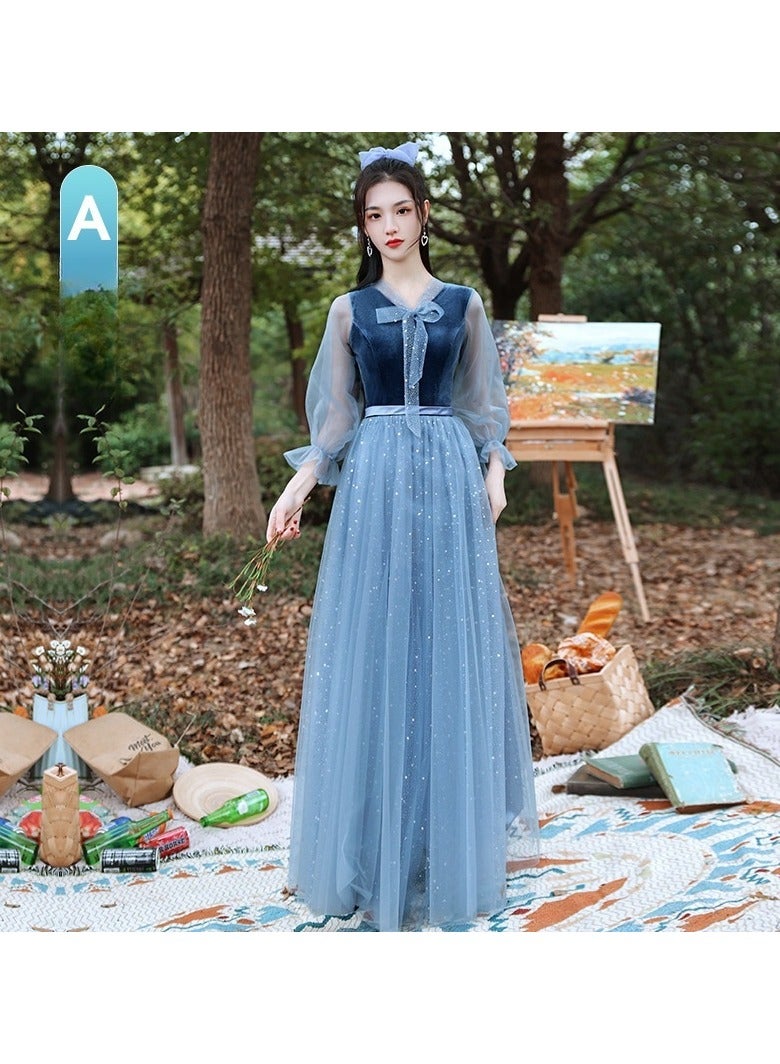 KUYING New Fashionable and Elegant Bridesmaid Dress  - Image 1