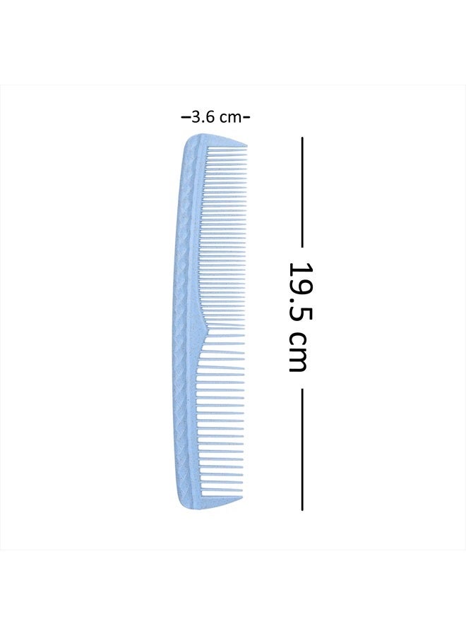 Kare Kind Kare & Kind Hair Combs Set - Colorful 4 pcs Durable Plastic Combs - (7.46 inches) - Coarse and Fine Tooth - For Combing, Hairstyling, Trimming, Cutting - Home and Hair Salons - For Men, Women, Kids - Image 2