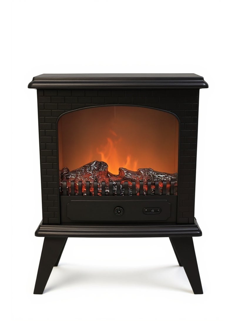 ليفينج دفاية ديكور سوداء 4 أرجل بإضاءة LED - Image 3