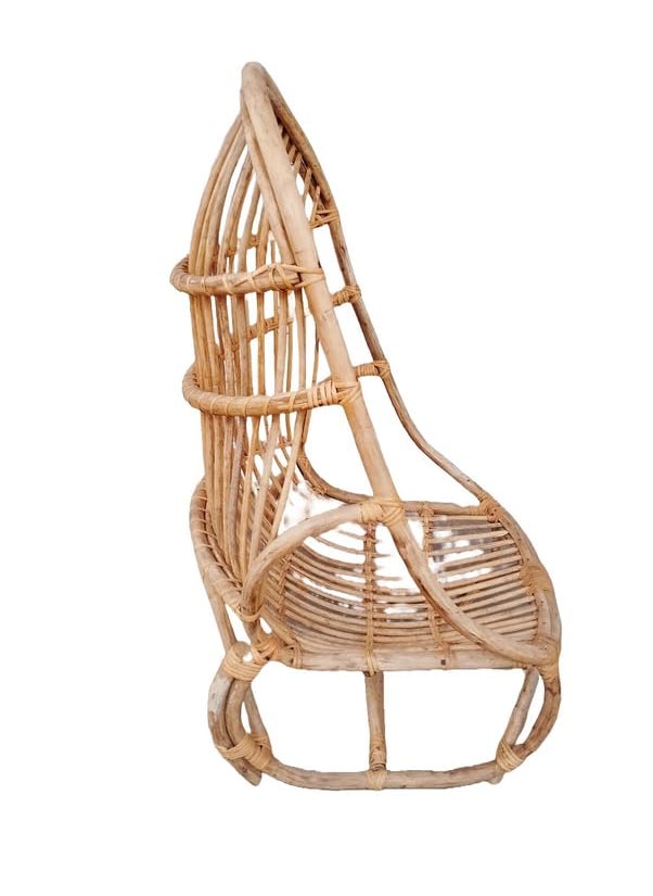Generic Kalaa Hastashilp White Cane Hanging Swing Chair for Indoor and Outdoor Comfort Stylish and Durable Swing for Home Balcony and Garden Elegant Furniture for Comfort Relaxation Brown8 