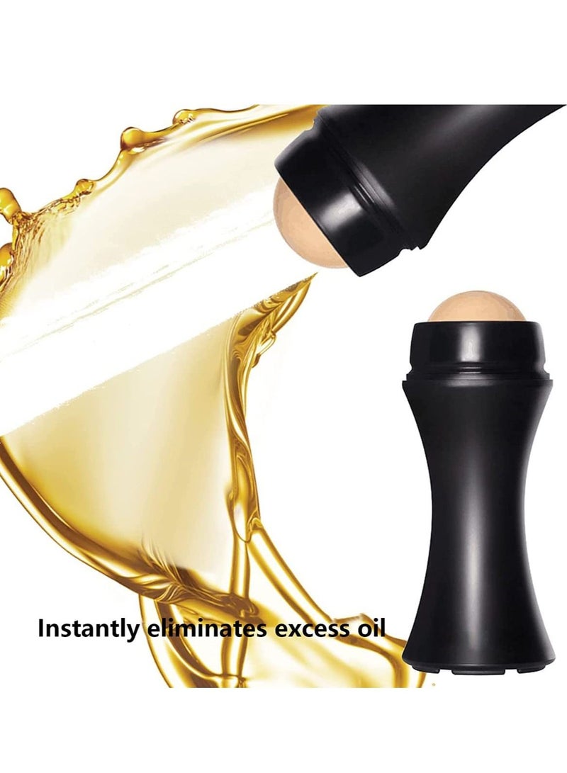 Portable And Reusable Oil-Absorbing Volcano Roller Anti-Oil Facial Tool Oil Control Anytime Anywhere Suitable For Home Travel Or Out-Of-Home Facial Massage - Image 5